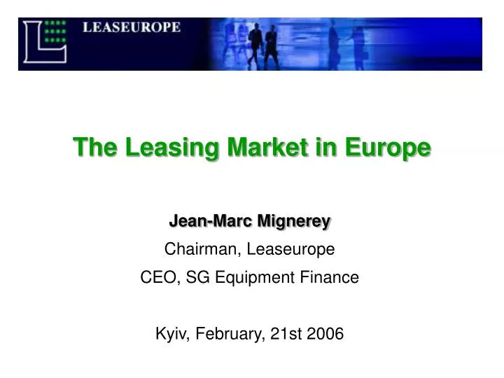 the leasing market in europe