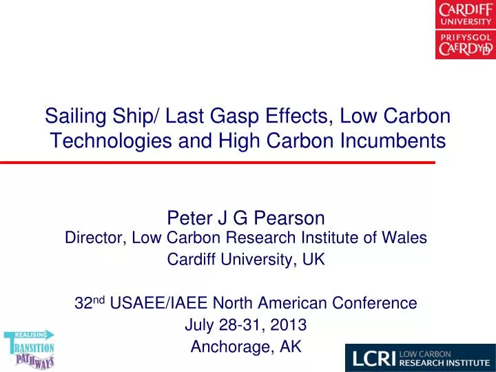 sailing ship last gasp effects low carbon technologies and high carbon incumbents