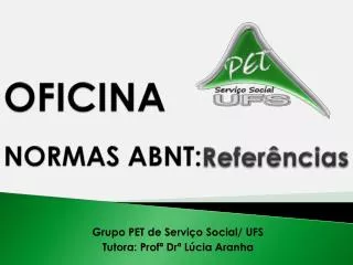 oficina normas abnt refer ncias