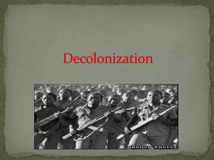 decolonization