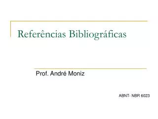 refer ncias bibliogr ficas