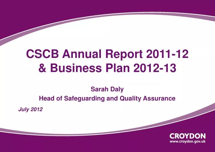 cscb annual report 2011 12 business plan 2012 13