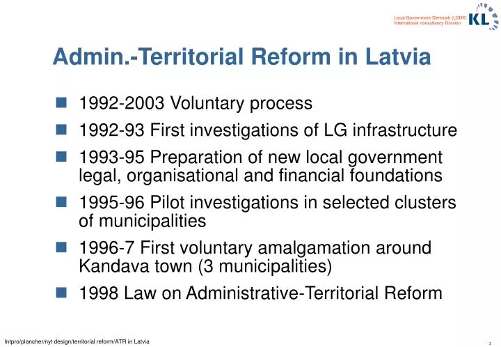 admin territorial reform in latvia