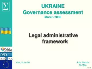 UKRAINE Governance assessment March 2006