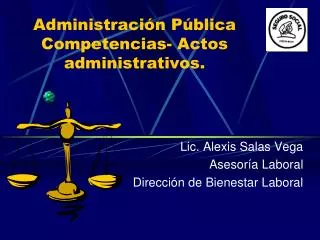 administraci n p blica competencias actos administrativos