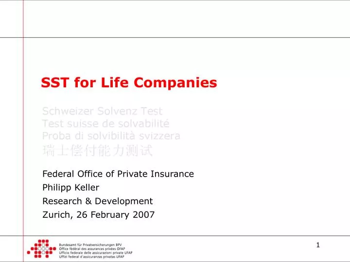 sst for life companies