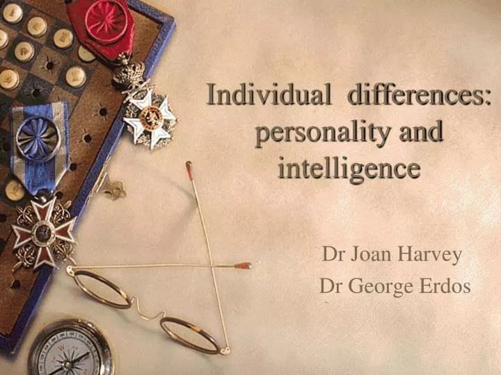 individual differences personality and intelligence
