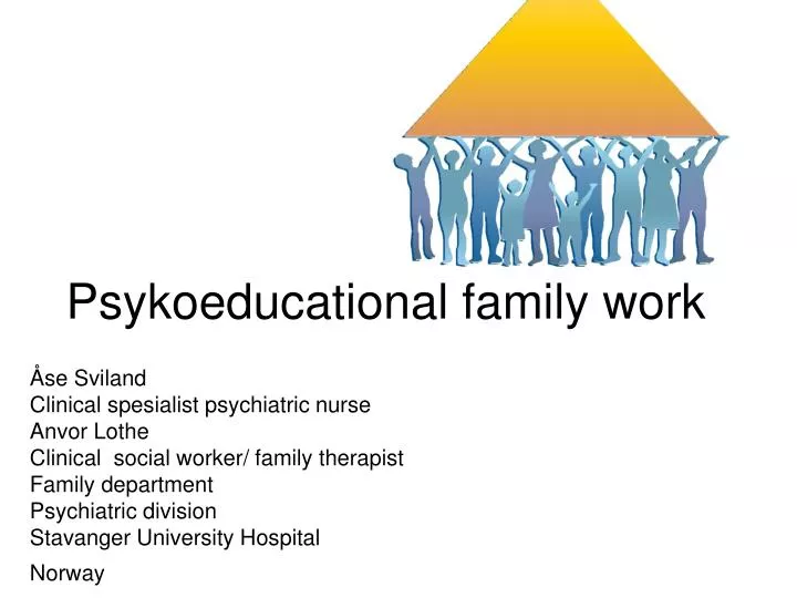 psykoeducational family work