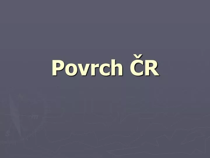 povrch r