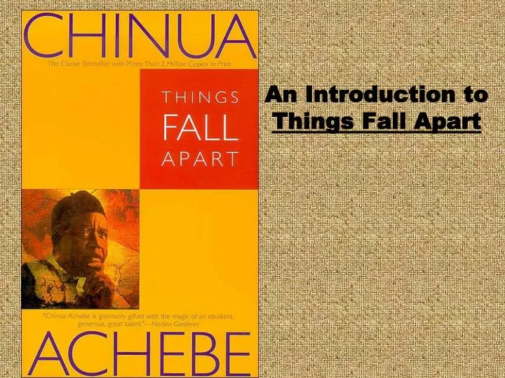 an introduction to things fall apart