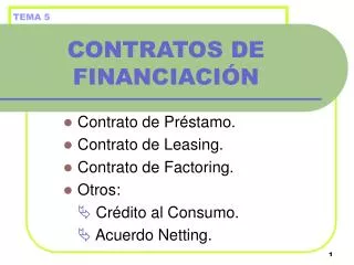 contratos de financiaci n