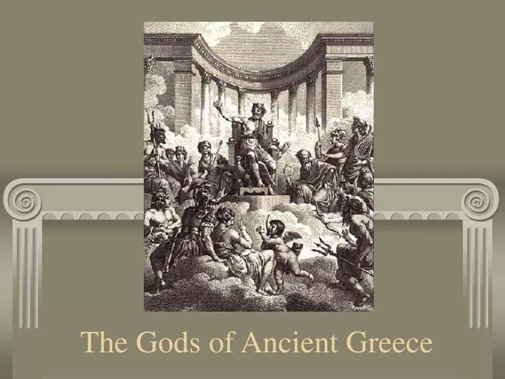 the gods of ancient greece