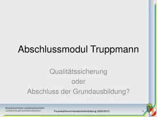abschlussmodul truppmann
