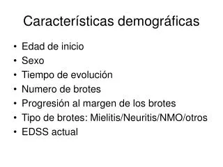 caracter sticas demogr ficas