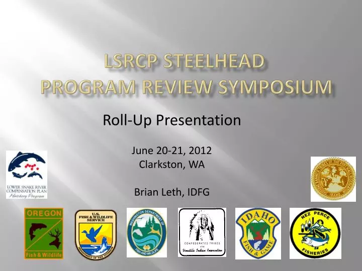 lsrcp steelhead program review symposium