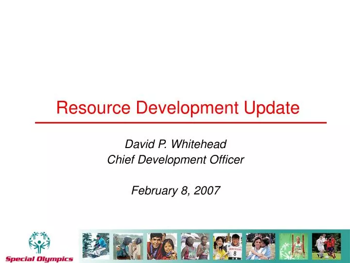 resource development update