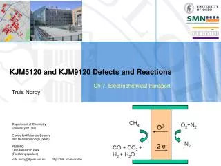 KJM5120 and KJM9120 Defects and Reactions