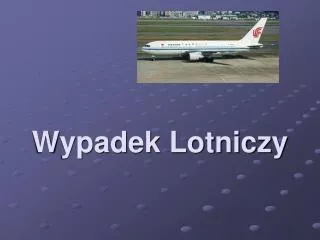 wypadek lotniczy