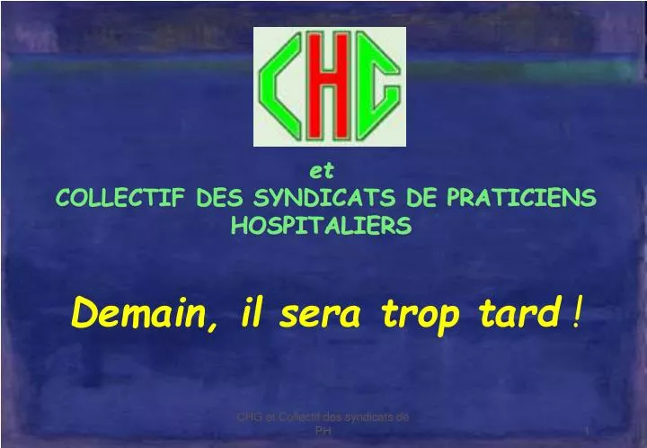 et collectif des syndicats de praticiens hospitaliers