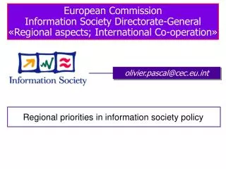 European Commission Information Society Directorate-General