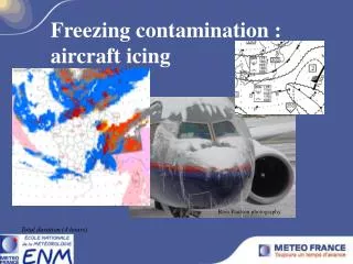 Freezing contamination : aircraft icing