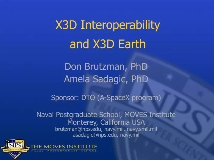 x3d interoperability and x3d earth