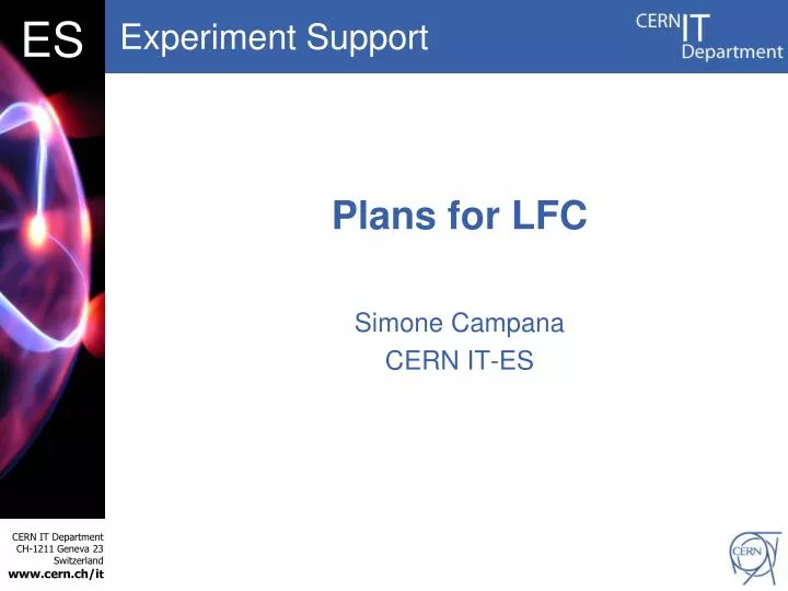 plans for lfc