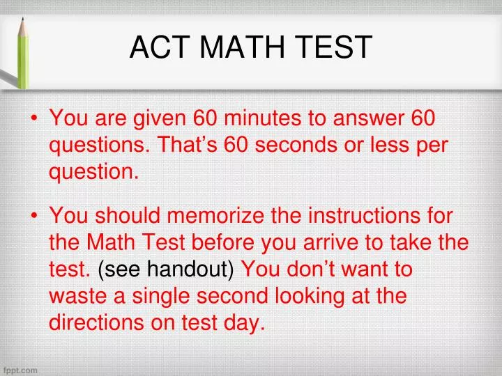 act math test