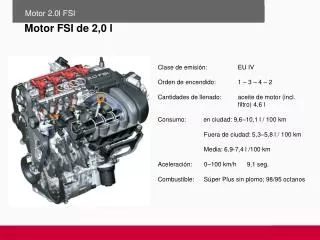 motor fsi de 2 0 l