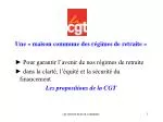 Une « maison commune des régimes de retraite » - slide 1