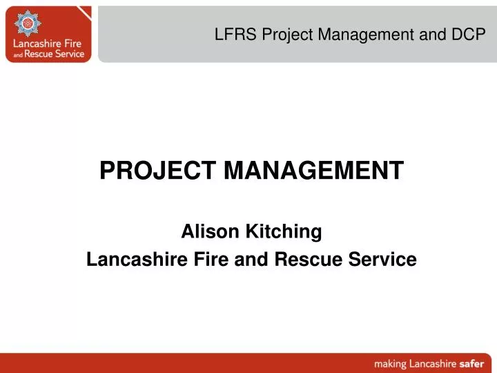 lfrs project management and dcp