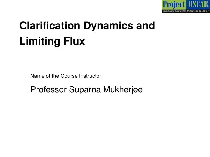 name of the course instructor professor suparna mukherjee