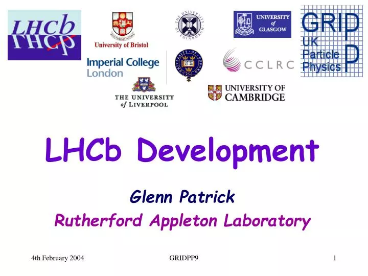 lhcb development