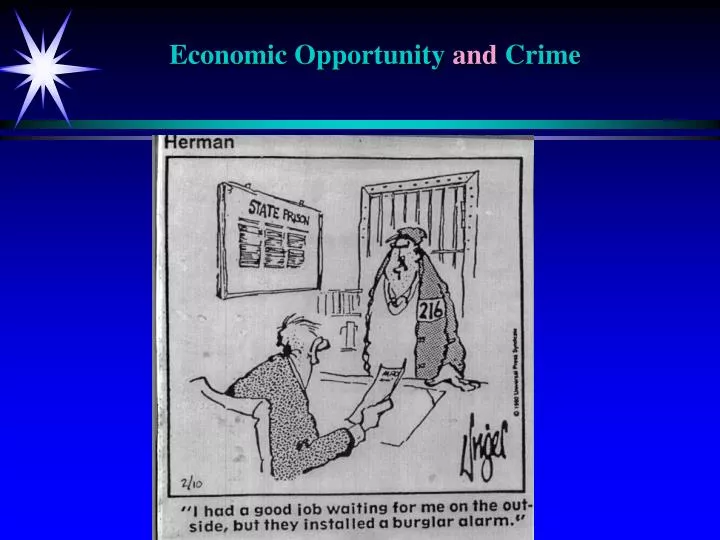economic opportunity and crime