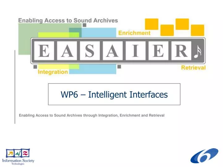 wp6 intelligent interfaces