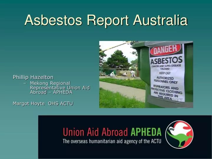 asbestos report australia