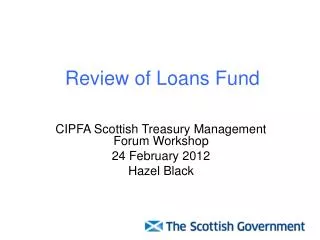 Review of Loans Fund