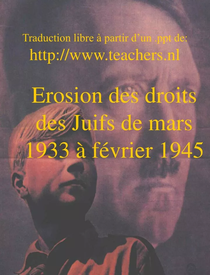 traduction libre partir d un ppt de http www teachers nl