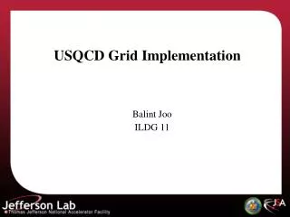 USQCD Grid Implementation