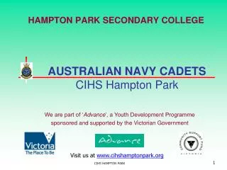AUSTRALIAN NAVY CADETS CIHS Hampton Park
