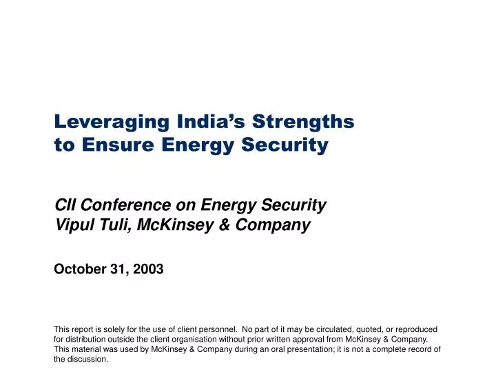 leveraging india s strengths to ensure energy security