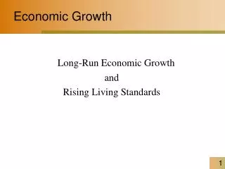 Economic Growth