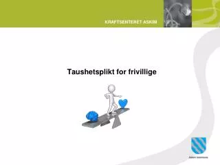 taushetsplikt for frivillige