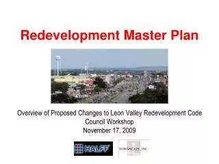 City of Leon Valley Redevelopment Master Plan