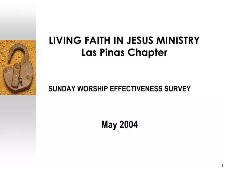 living faith in jesus ministry las pinas chapter