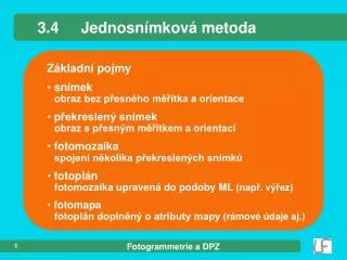 3 4 jednosn mkov metoda