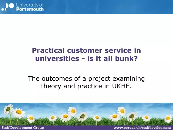 practical customer service in universities is it all bunk