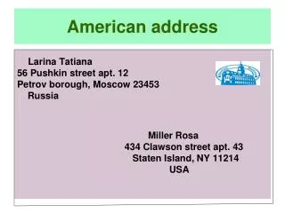 American address