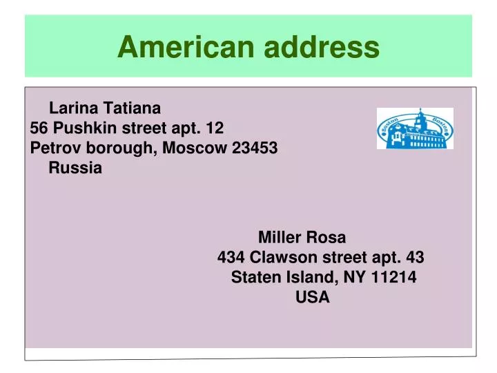 american address