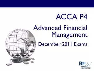 ACCA P4 Advanced Financial Management December 2011 Exams
